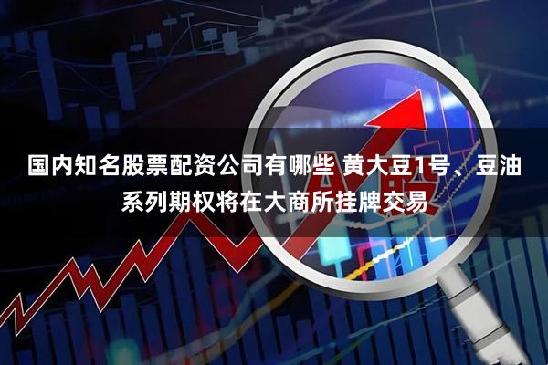 国内知名股票配资公司有哪些 黄大豆1号、豆油系列期权将在大商所挂牌交易